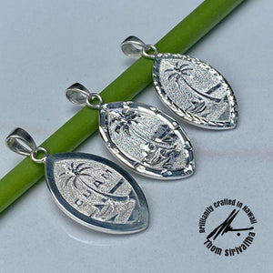 Sterling Silver Guam Seal Pendant