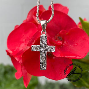 Sterling Silver 20mm (3/4") Cross Pendant