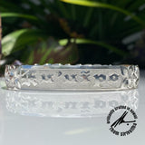 Sterling Silver 12mm Royal Scroll Bangle