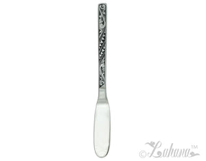 Thom's Engraved Tapa Intricate w/Black Design Butter Knife