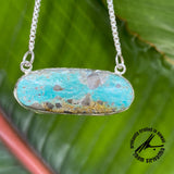 Royston Turquoise, 33 Carats, Sterling Silver Necklace