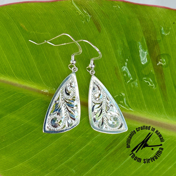 Sterling Silver Makani Drop Earrings