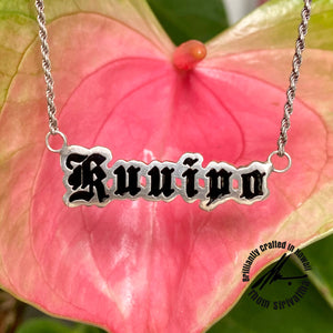 Sterling Silver "Kuuipo" Expression Necklace