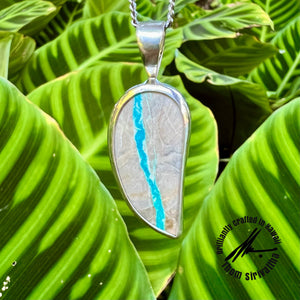 Royston Ribbon Turquoise Sterling Silver Pendant