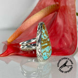 Royston Turquoise, 10 Carats, Sterling Silver Ring