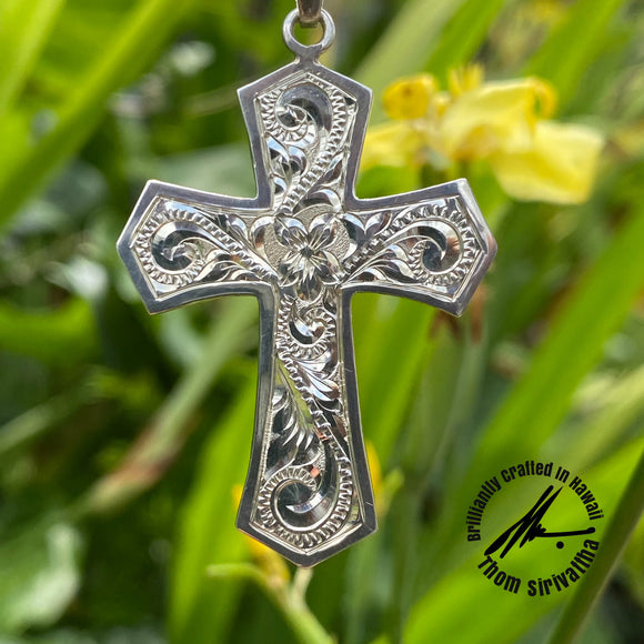 Sterling Silver Medium Cross Pendant