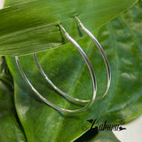 Sterling Silver 2 mm XL Hoops $35