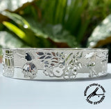 Sterling Silver 18mm Glimpse of Hawaii Bangle