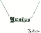 Sterling Silver "Kuuipo" Expression Design Necklace with Rope Chain