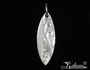 Surfboard Pendant (S) - 3/4 Modern Princess Scroll