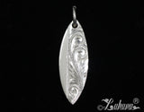 Surfboard Pendant (S) - 3/4 Modern Princess Scroll
