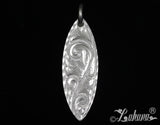 Surfboard Pendant (L) - Intricate Design w/Rope Border
