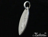 Surfboard Pendant (S) - Modern Princess Scroll w/Satin Finish