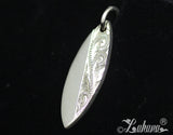 Surfboard Pendant (S) - Slant Modern Princess Scroll w/High Polish Finish