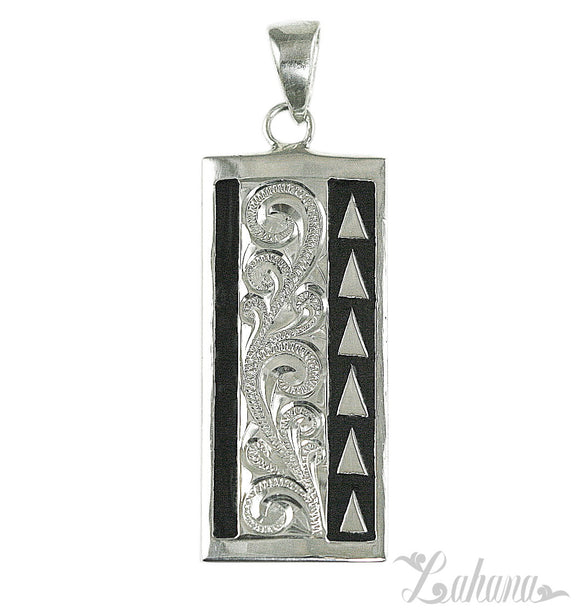 Tapa Pendant Type 5 15mm - Triangles with English Scroll 2